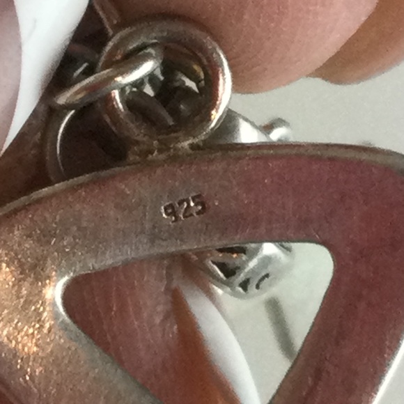 Sterling Silver 925 7” Charm Bracelet Cross + - Picture 2 of 4